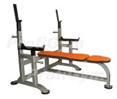 Скамья-стойка для жима лежа со страховочными упорами усиленная ProfiGym 2СК-0040-H Скамья-стойка для жима лежа со страховочными упорами усиленная ProfiGym 2СК-0040-H