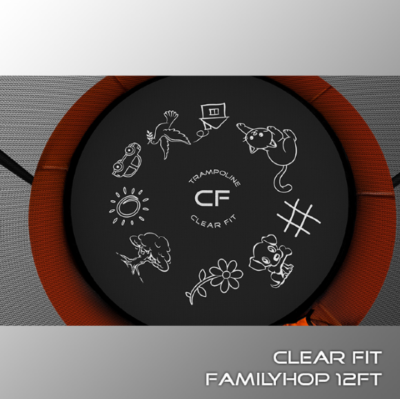 Батут Clear Fit FamilyHop 12Ft Батут Clear Fit FamilyHop 12Ft