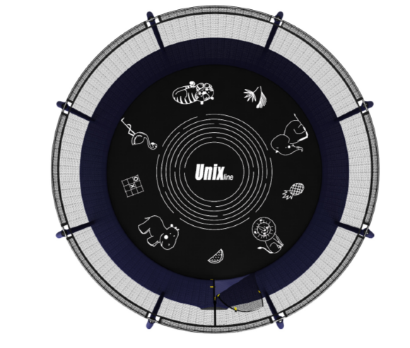 Батут UNIX line SUPREME GAME 10 ft (blue) Батут UNIX line SUPREME GAME 10 ft (blue)