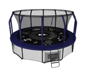 Батут UNIX line SUPREME GAME 16 ft (blue) Батут UNIX line SUPREME GAME 16 ft (blue)
