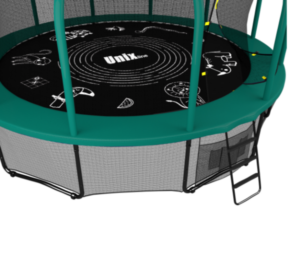 Батут UNIX line SUPREME GAME 16 ft (green)