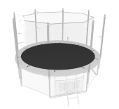 Чехол для батута Unix line 14 ft Чехол для батута Unix line 14 ft